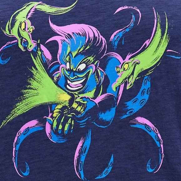 TORRID Ursula Neon Disney Villains Sleep Top! - Picture 4 of 10